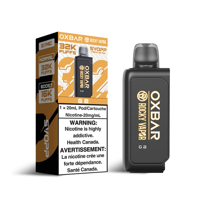 Svopp Rocky Vapor Oxbar [Prefilled Pod] 32K