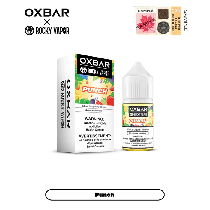 Oxbar x Rocky Vapor E-juice